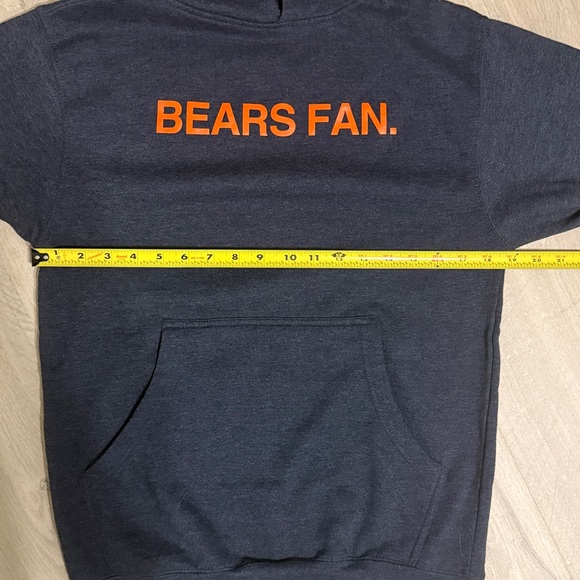 Obvious Shirts Chicago Bears Bears Fan Hoodie Small - Picture 7 of 8
